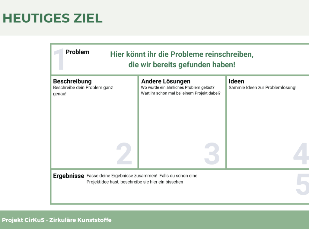 Arbeitsblatt Hackathon